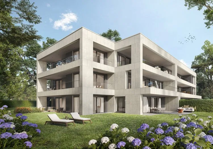 Rendu 3D de l'une des villa